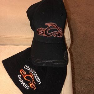 🔥 🏍Set of TWO Orange County Chopper Hats! 🏍🔥